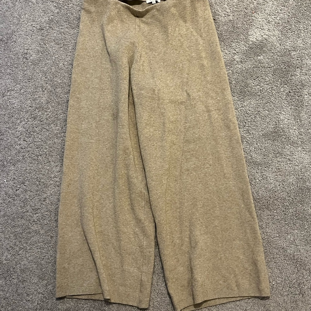 Z Supply size L Tan Wide-Leg Pants